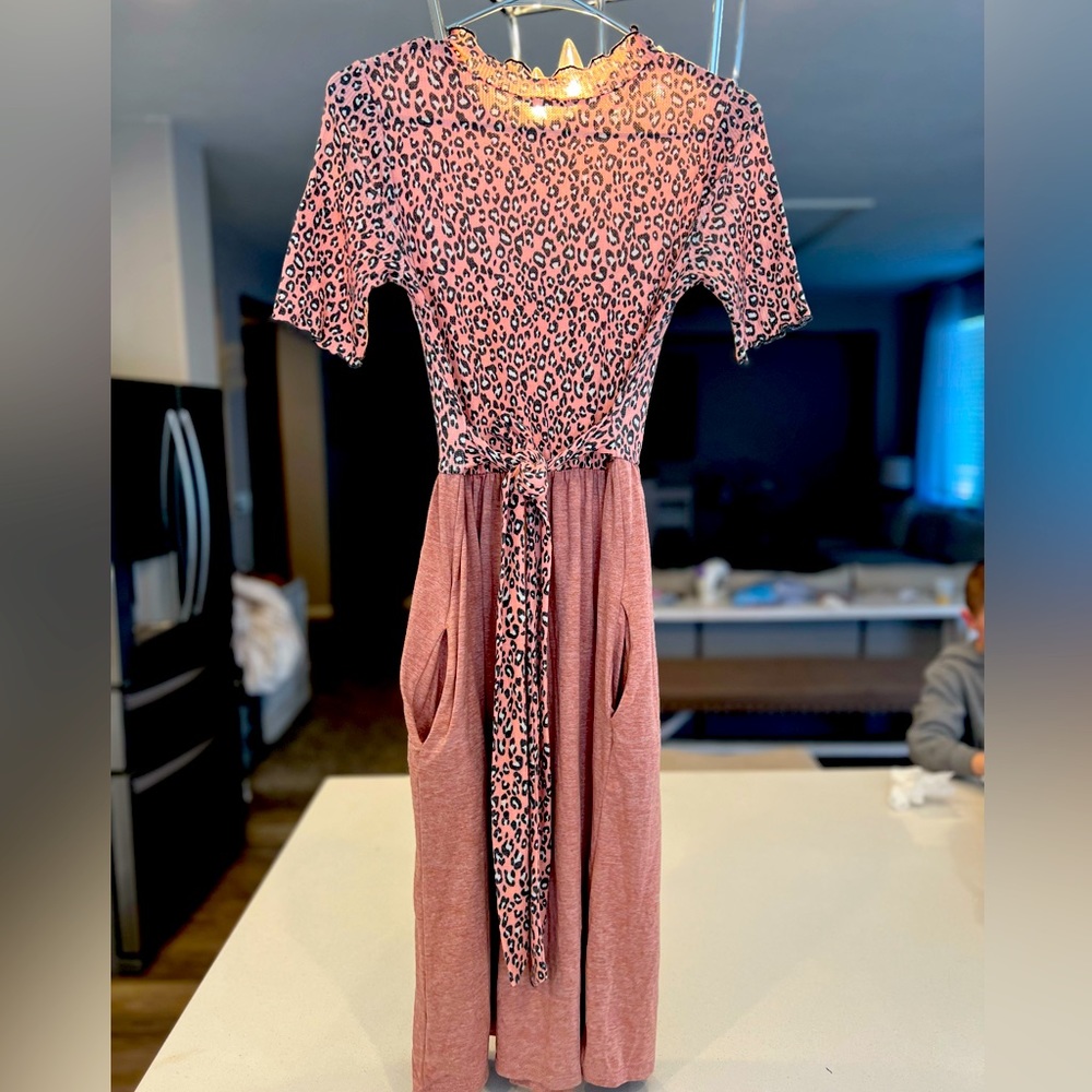 Cheetah pocket dress
